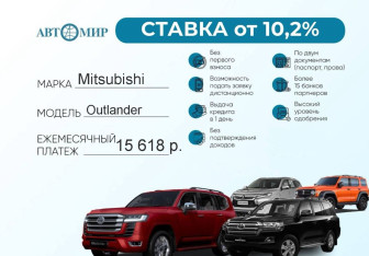 Подержанный автомобиль Mitsubishi Outlander 2016 года (3 фото)